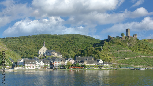 famous Wine Village of Beilstein close to Cochem at Mosel River,Mosel Valley,Germany photo