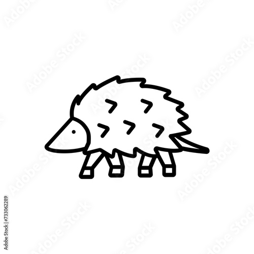 Opossum icon. outline icon