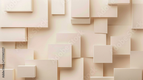 Beige color abstract shape background presentation design. PowerPoint and Business background.