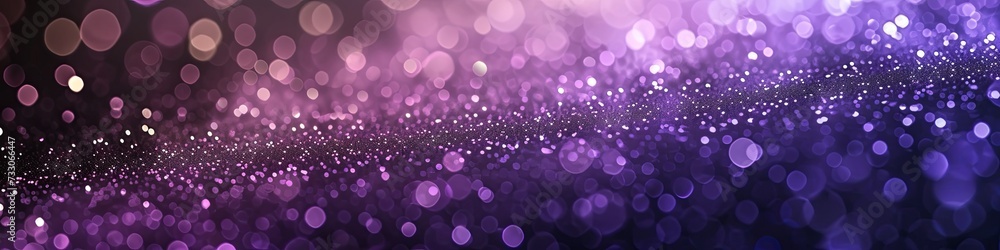 Purple dust particles illustration abstract glitter, texture bokeh, glow flare effect purple particles.