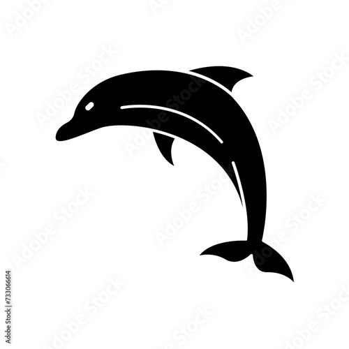 Dolphin icon. solid icon
