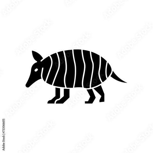 Armadillo icon. solid icon