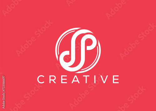 Minimalist letter S logo design vector template. Creative modern letter S logo