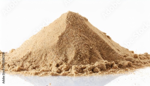 pile of sand isolated on white