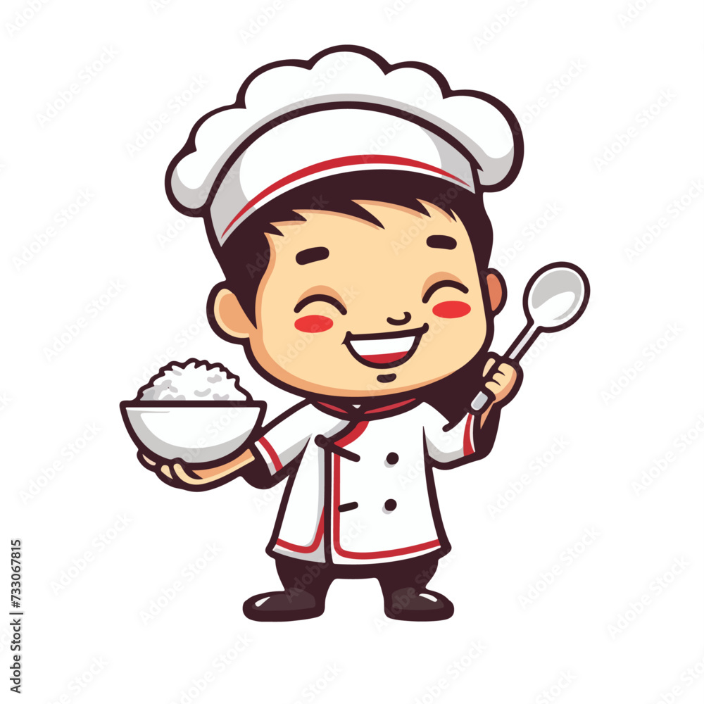 chef clipart. chef with food. chef wit rice bowl. chef clipart. chef with food. chef wit rice bowl.