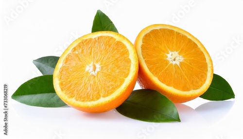 fresh orange sliced isolated on transparent background png
