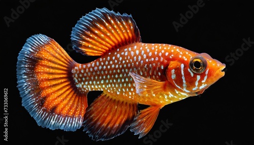 fire fish magnificent hover goby png masked background photo