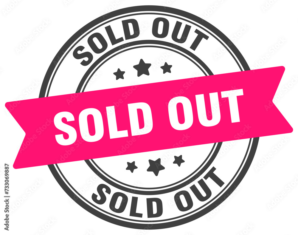 sold out stamp. sold out label on transparent background. round sign sold out stamp. sold out label on transparent background. round sign