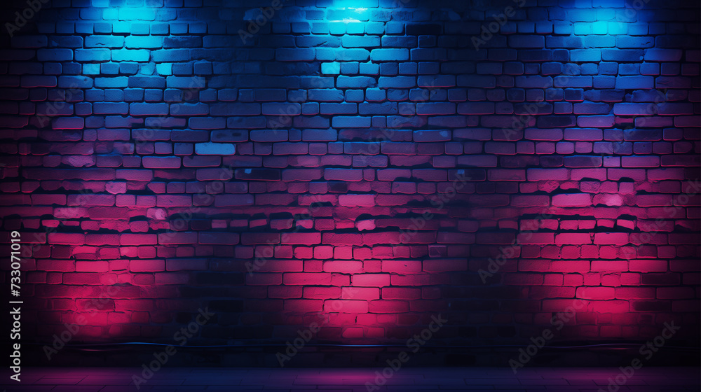 Illustration of an elegant brick wall with colored lights, embodying a punk rock aesthetic and minimalist stage designs. Illustration of an elegant brick wall with colored lights, embodying a punk rock aesthetic and minimalist stage designs.
