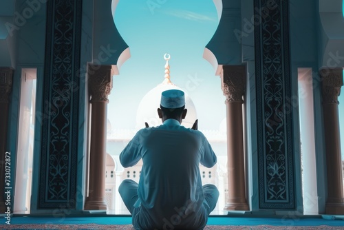 Mosque Serenity Ramadan Evening Prayer