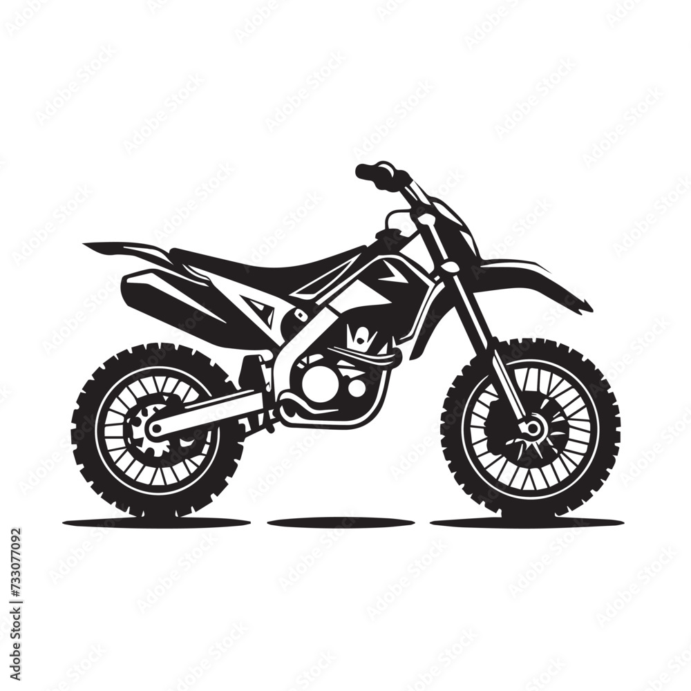 Motocross bike in cartoon, doodle style . Image for t-shirt, web, mobile apps and ui. Isolated 2d vector illustration in logo, icon, sketch style, Eps 10, black and white. AI Generative Motocross bike in cartoon, doodle style . Image for t-shirt, web, mobile apps and ui. Isolated 2d vector illustration in logo, icon, sketch style, Eps 10, black and white. AI Generative