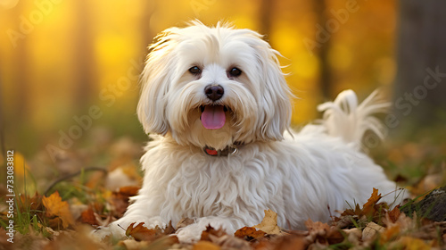 Havanese with a cheerful and friendly demeanor