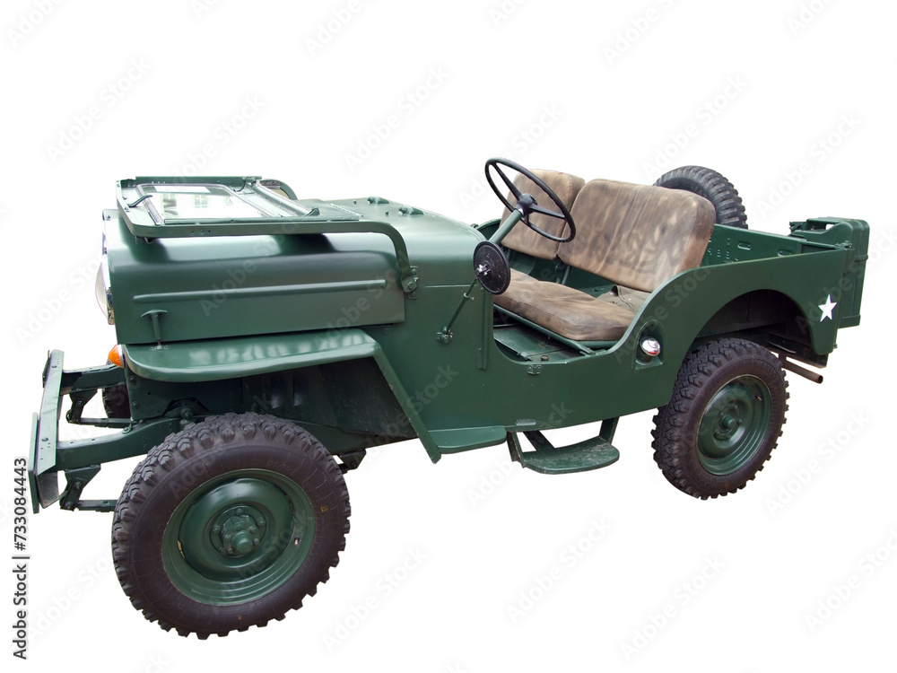 Fototapeta premium willys mb transparent