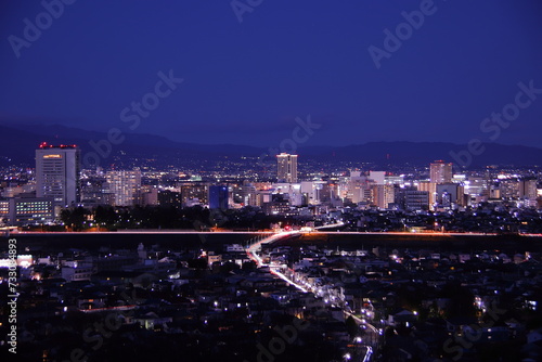 高崎市の夜景