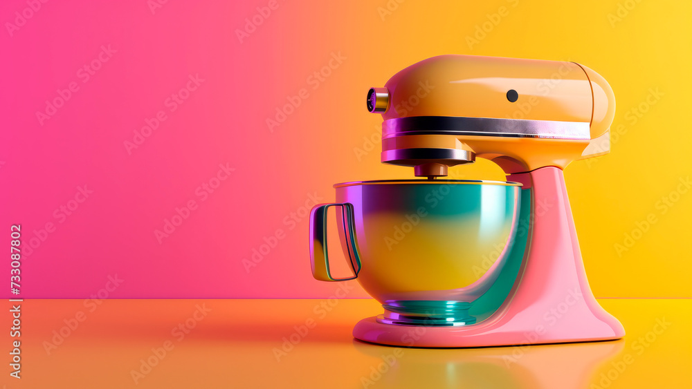 Bright colored mixer Bright colored mixer