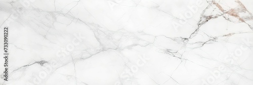 Empty white marble surface with grayish cracked patterns. AI-generated.