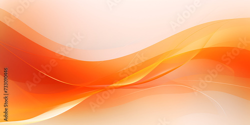 Orange Curve Background Modern Abstract Design in Vibrant Shades of Orange for Beautiful Banner 3D orange abstract wave.