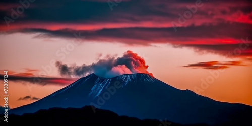 A volcanic activity