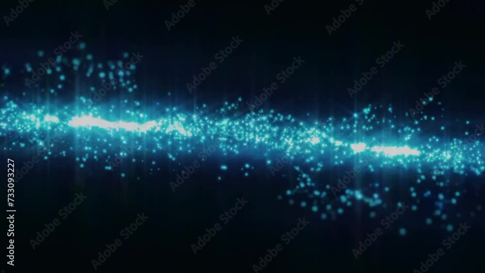 Blue lights particles lines animation Blue lights particles lines animation