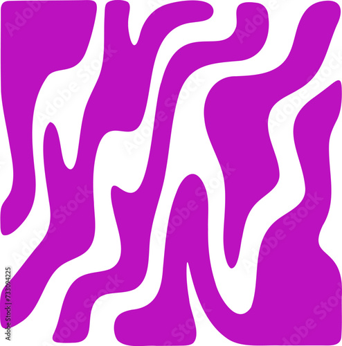 Fluid pattern illustration. Liquify abstract hand drawing design element