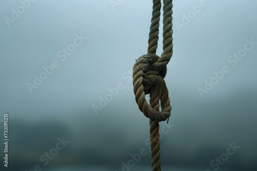 Hanging Rope With Knot