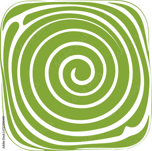Fluid pattern illustration. Liquify abstract hand drawing design element