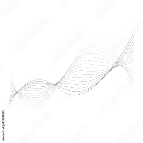 Abstract line waves.