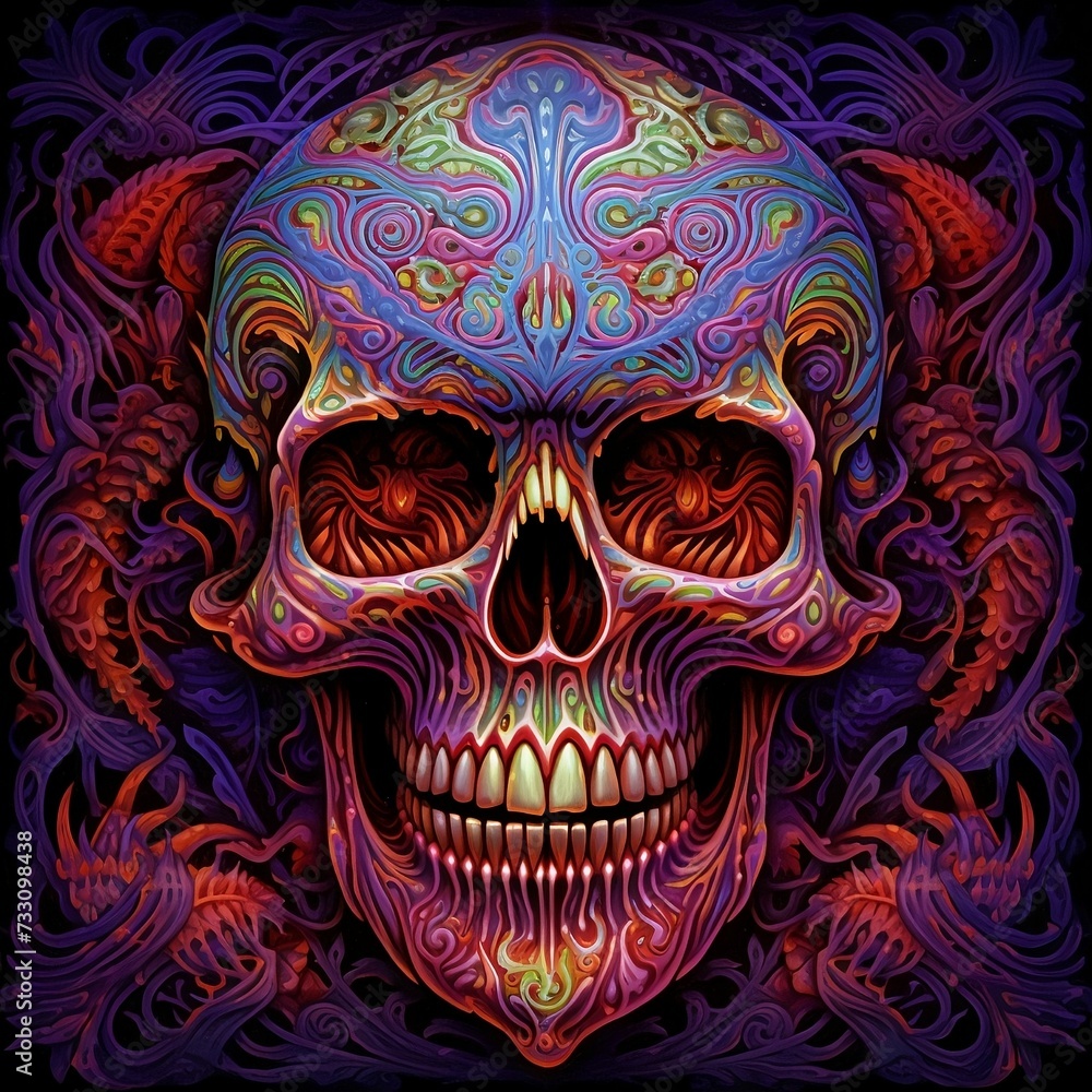 Cosmic Visions: DMT with Skull