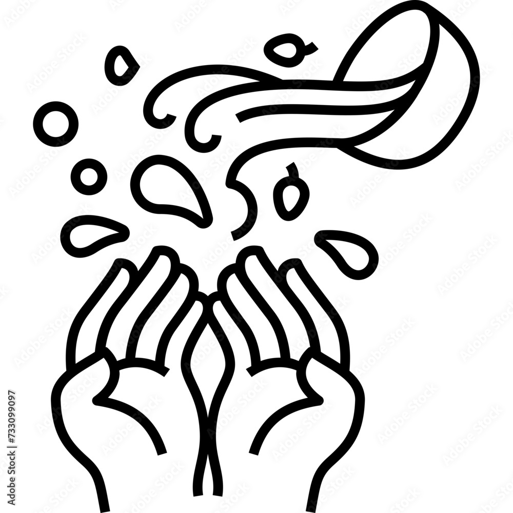 pouring water ceremony line icon for decoration, website, web, mobile app, printing, banner, logo, poster design, etc.
pouring water ceremony line icon for decoration, website, web, mobile app, printing, banner, logo, poster design, etc.