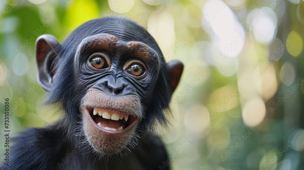 funny monkey. Comical animal making a funny face that's impossible not to chuckle at. Funny smiling animal. Perfect for lighthearted and amusing design projects. funny monkey. Comical animal making a funny face that's impossible not to chuckle at. Funny smiling animal. Perfect for lighthearted and amusing design projects.