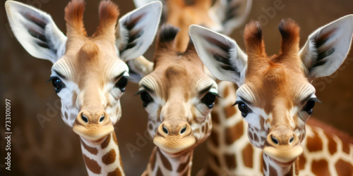 A group of Giraffes