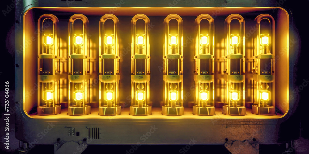 Obraz premium Nuclear power production