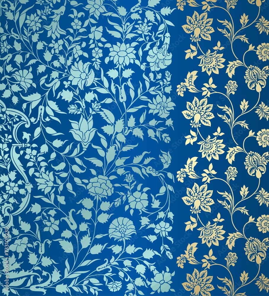 wedding card design, traditional paisley floral pattern , royal India wedding card design, traditional paisley floral pattern , royal India