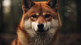 Shiba Inu with a fox-like face
