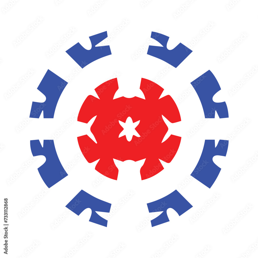 Obraz premium Amazing circular fire tattoo design