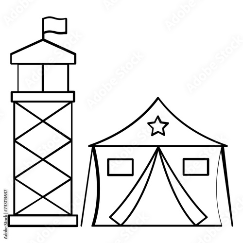 military camp