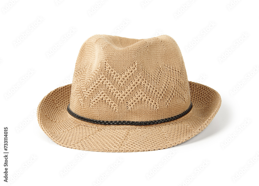 beach hat isolated on white background