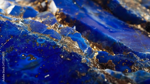 Gemstone Lapis Lazul Closeup, Wallpaper, background