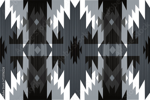 geometric shapes fabric design vector Mix and match Thai patterns. Seamless, carpeted floors, tapei, shawls, towels, textiles, yoga mats, neck scarves or patterned handkerchiefs