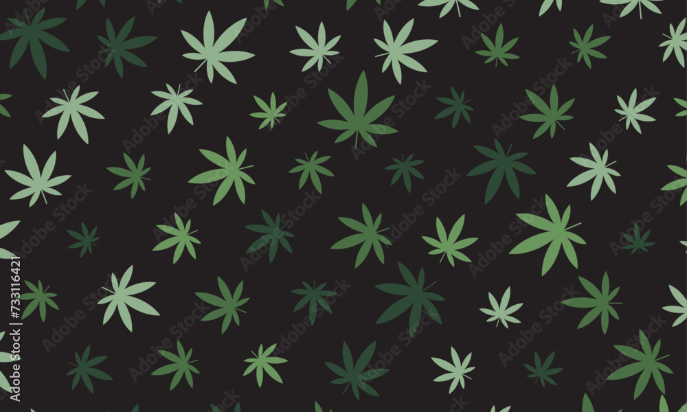 vector seamless cannabis pattern background vector seamless cannabis pattern background