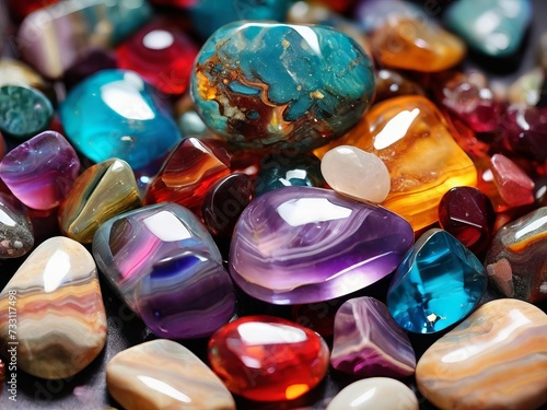 Natural light and semi-precious stones: natural beauty in every detail photo