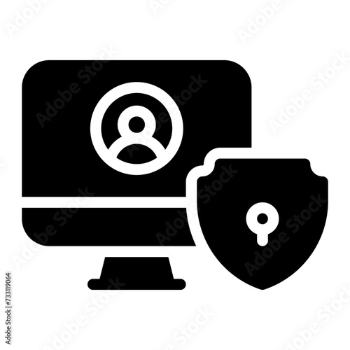 permission glyph icon