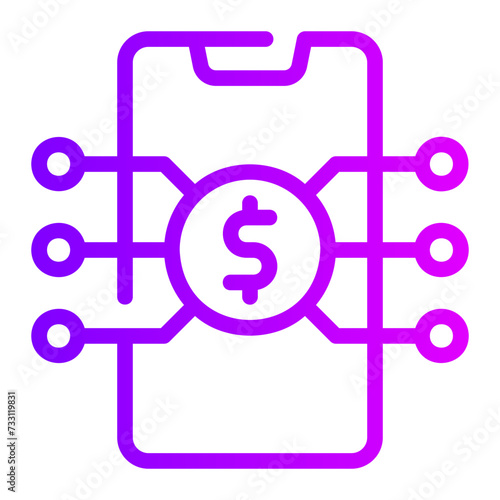 emoney gradient icon