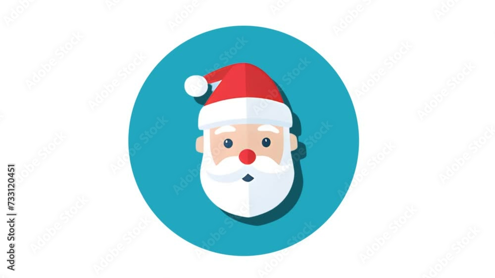 Santa Claus Icon of nice animated for your videos easy to use with Transparent Background Santa Claus Icon of nice animated for your videos easy to use with Transparent Background