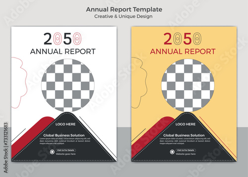 Modern Annul Report Professional Corporate Business Flyer Template