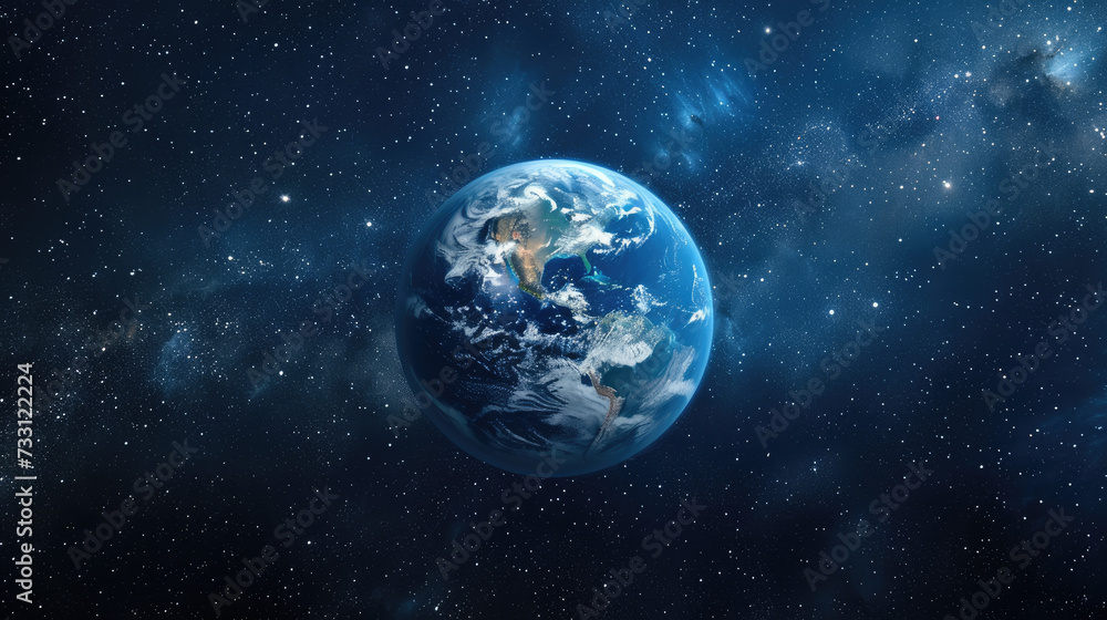 Earth view from outer space background
Earth view from outer space background