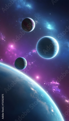 planet in space