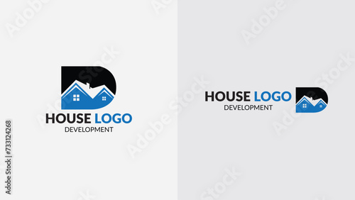 Vector house logo design fully editable high quality