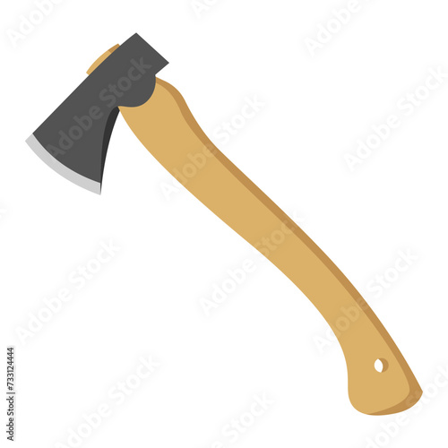 axe isolated on white