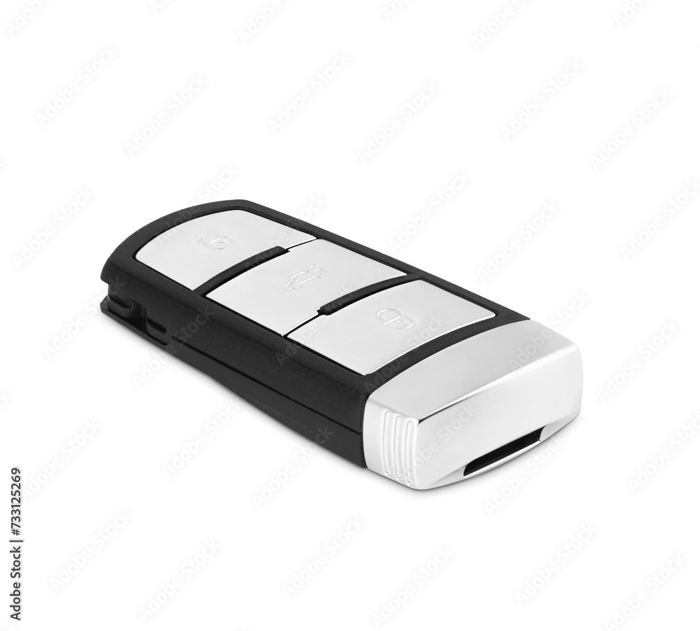 car ignition key close-up isolated on white backgroun car ignition key close-up isolated on white backgroun